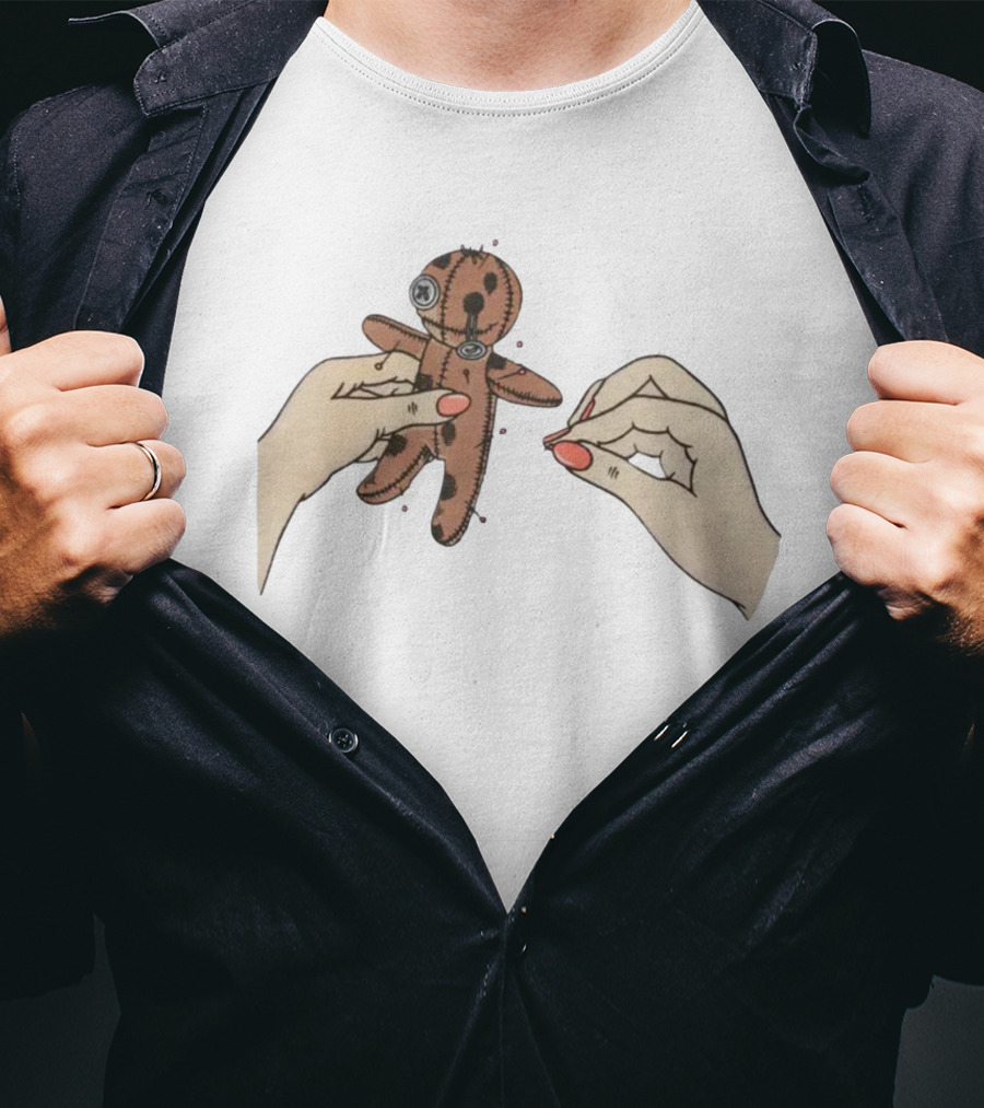 Xplr Shop Voodoo Doll Stitching Hands T-Shirt
