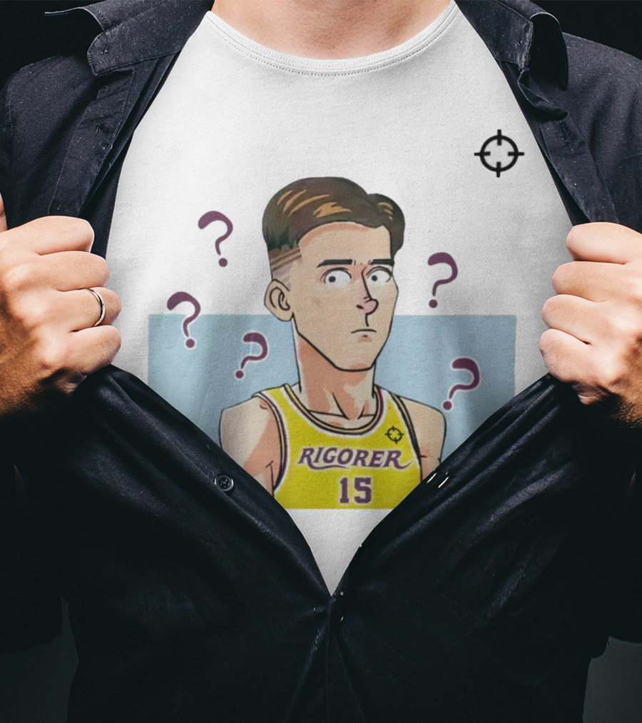 Austin Reaves Rigorer 15 Anime Style Player With Confused Expression T-Shirt