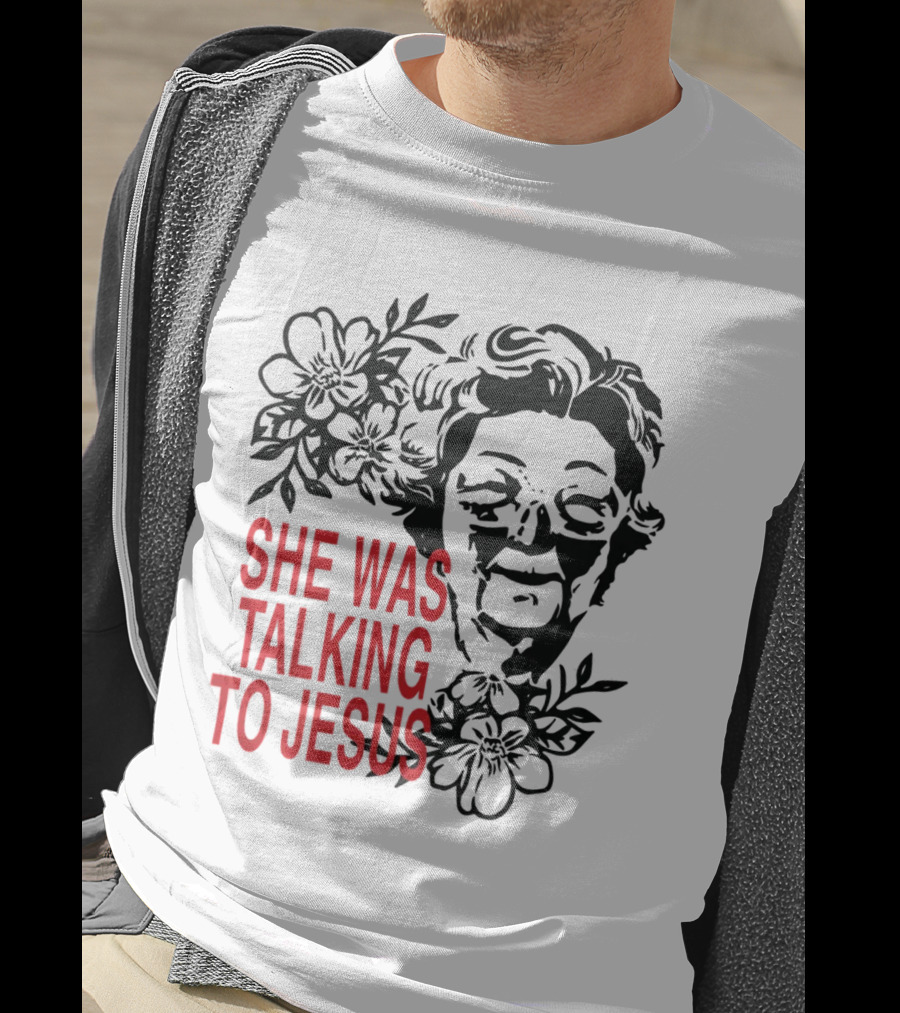She Was Talking To Jesus Brandon Lake Merch T-Shirt