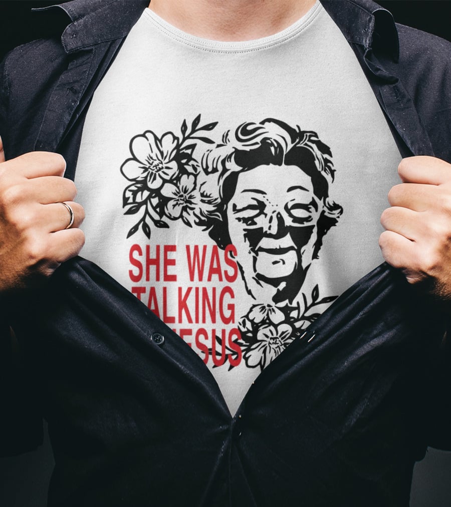 She Was Talking To Jesus Brandon Lake Merch T-Shirt