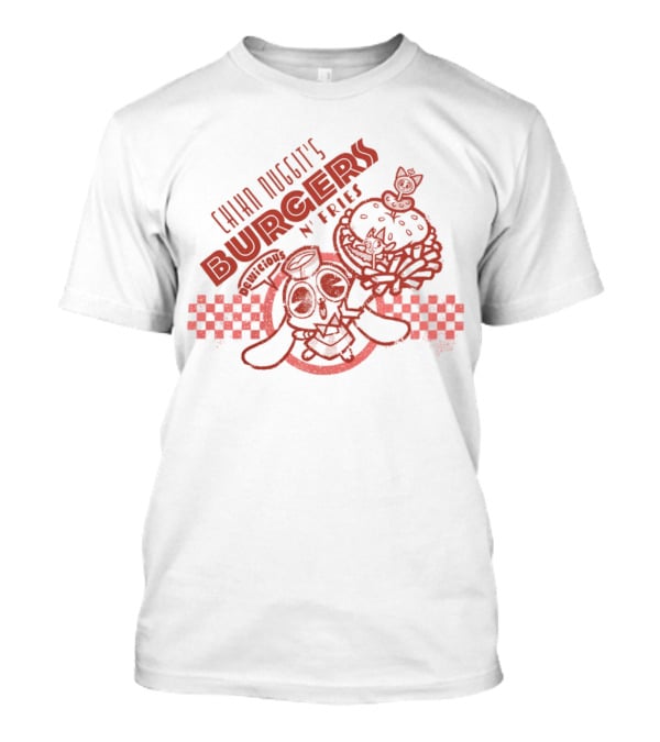 Chikn Nuggit's Dewicious Burgers N' Fries Diner T-Shirt