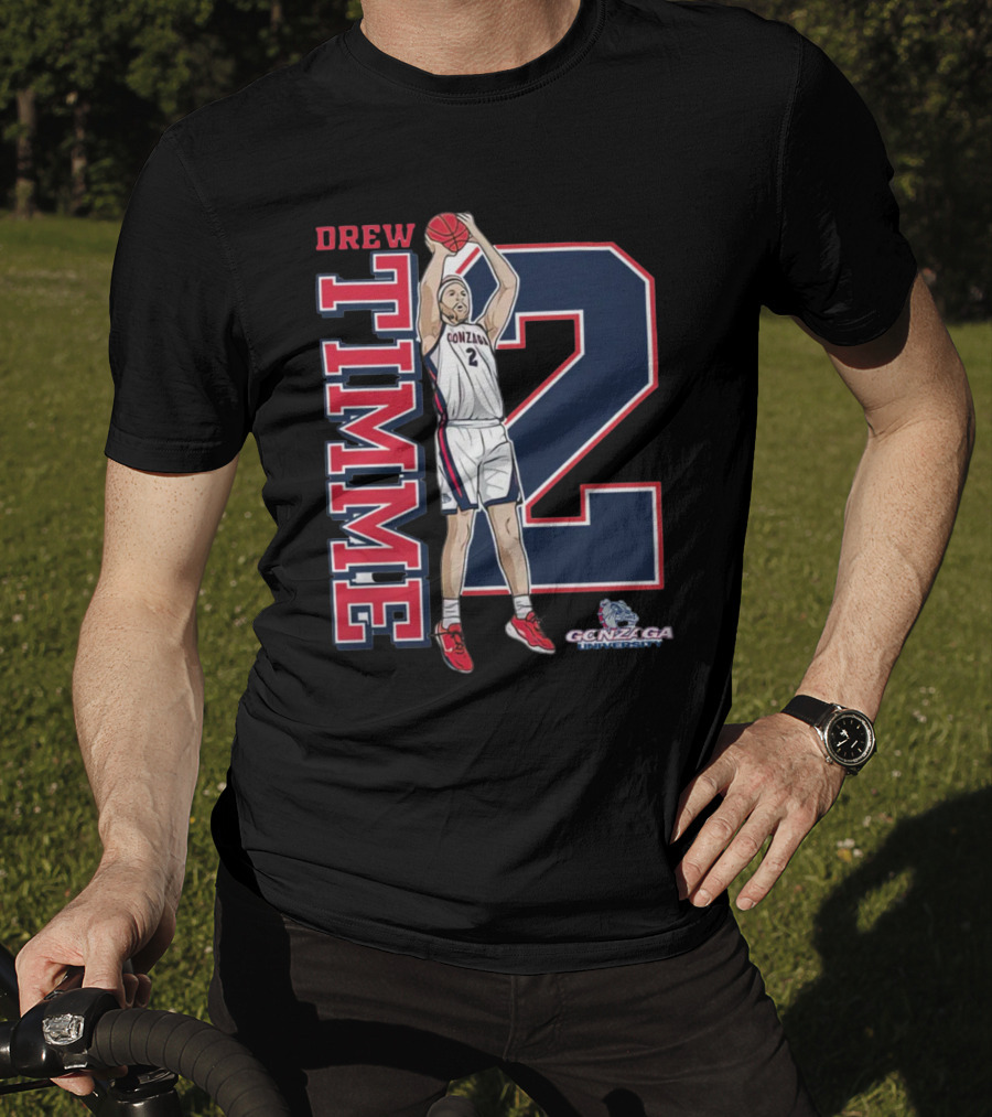Drew Timme Gonzaga Basketball Number 2 Player Gonzaga University T-Shirt