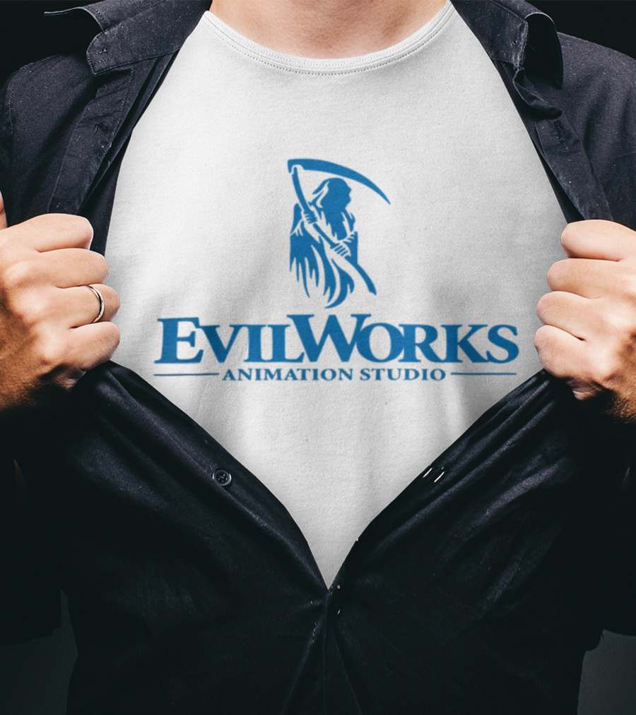 Evil Works Animation Studio Half Evil Shop T-Shirt