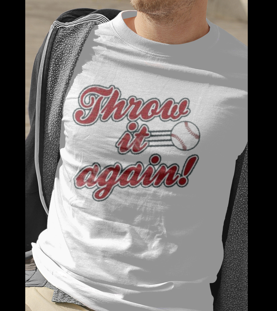Sandra Golden Throw It Again Baseball T-Shirt