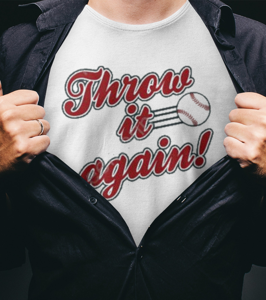 Sandra Golden Throw It Again Baseball T-Shirt