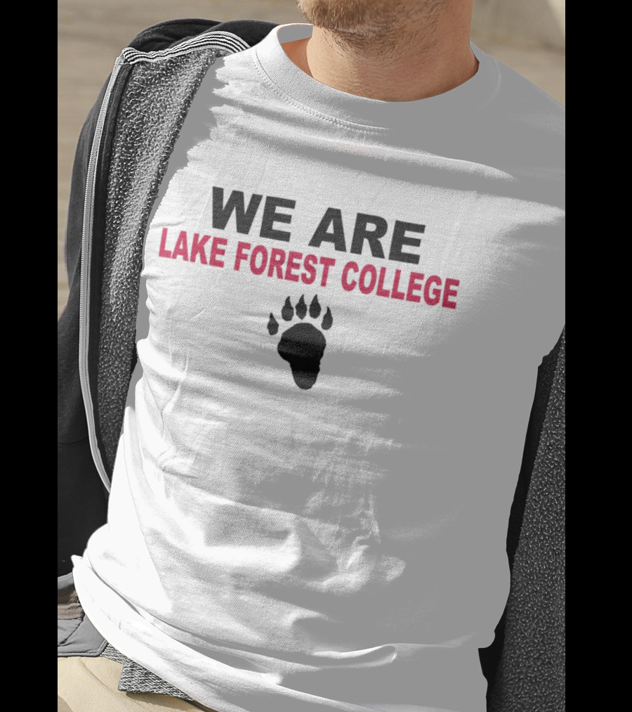 Sideline BSN Sports Store We Are Lake Forest College Bear Paw T-Shirt