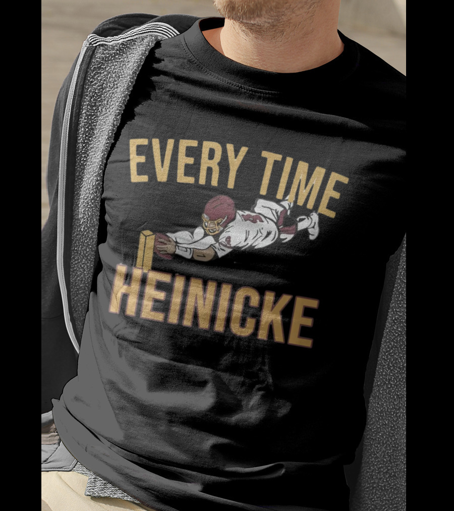 Every Time Heinicke Football Dive Determination T-Shirt