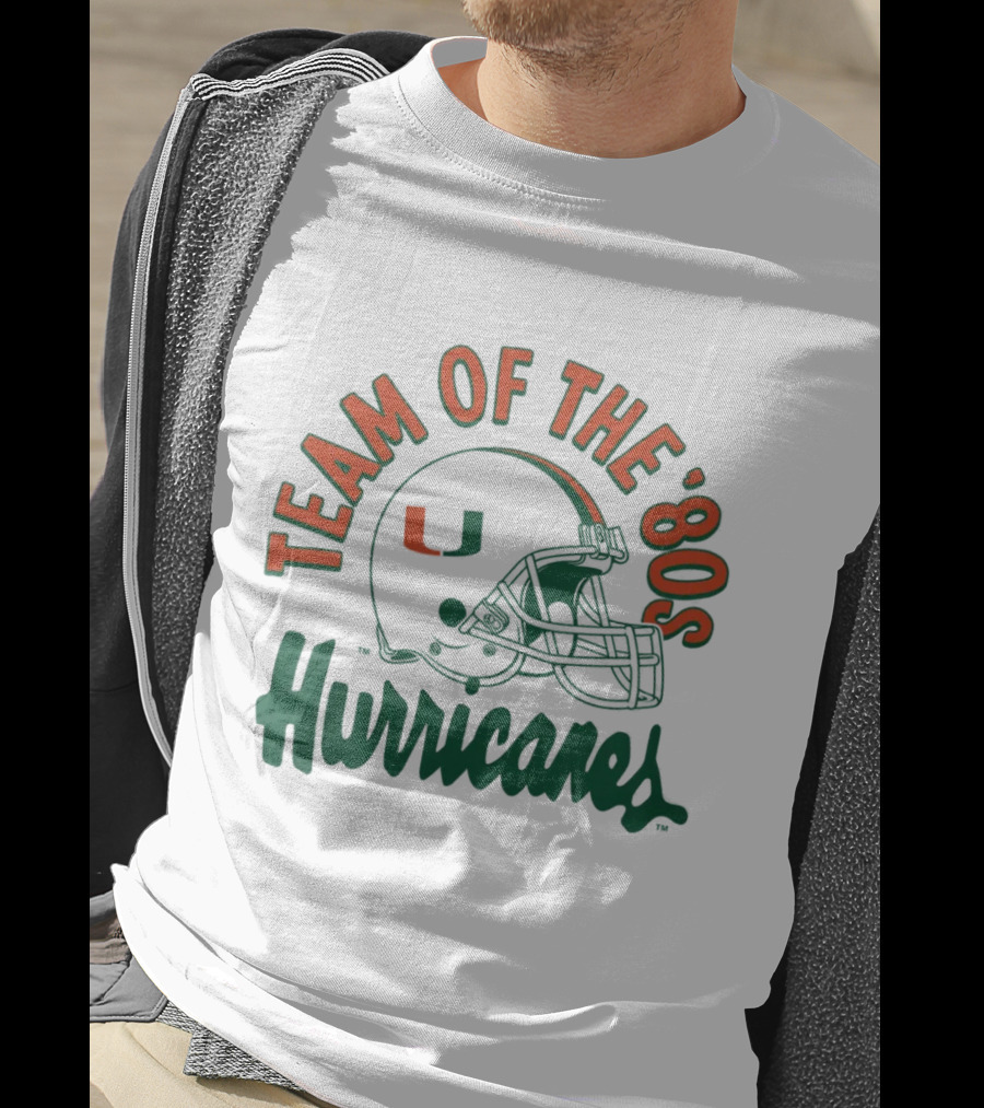 Team Of The ‘80S Hurricanes Miami Football T-Shirt