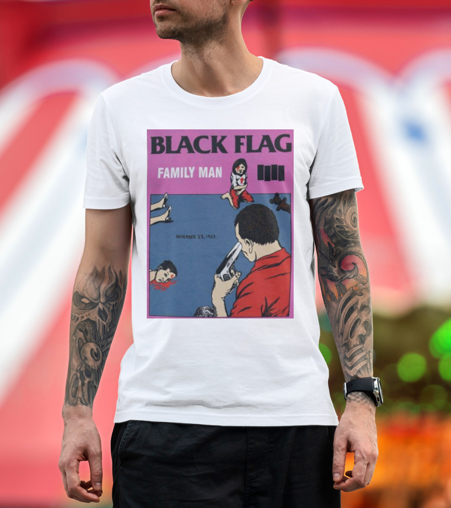 Black Flag Family Man November 23 1963 T-Shirt