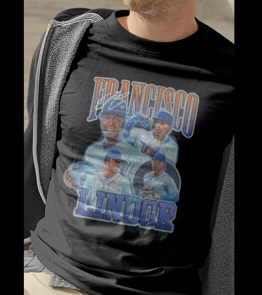 Francisco Lindor Signature Series Baseball Player T-Shirt