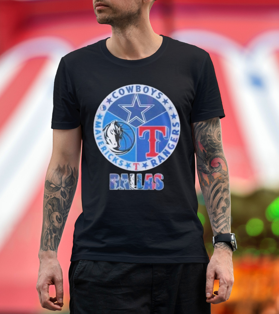 Dallas Cowboys Mavericks Rangers T-Shirt