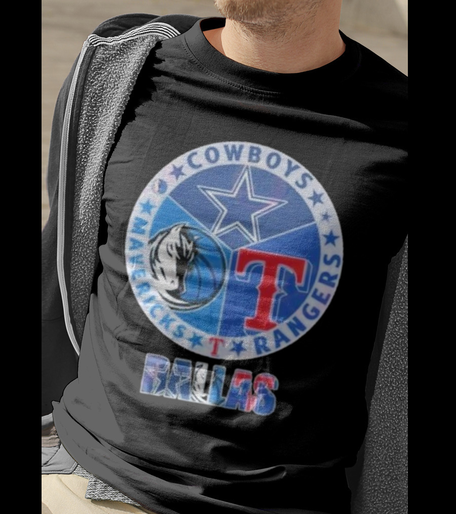 Dallas Cowboys Mavericks Rangers T-Shirt