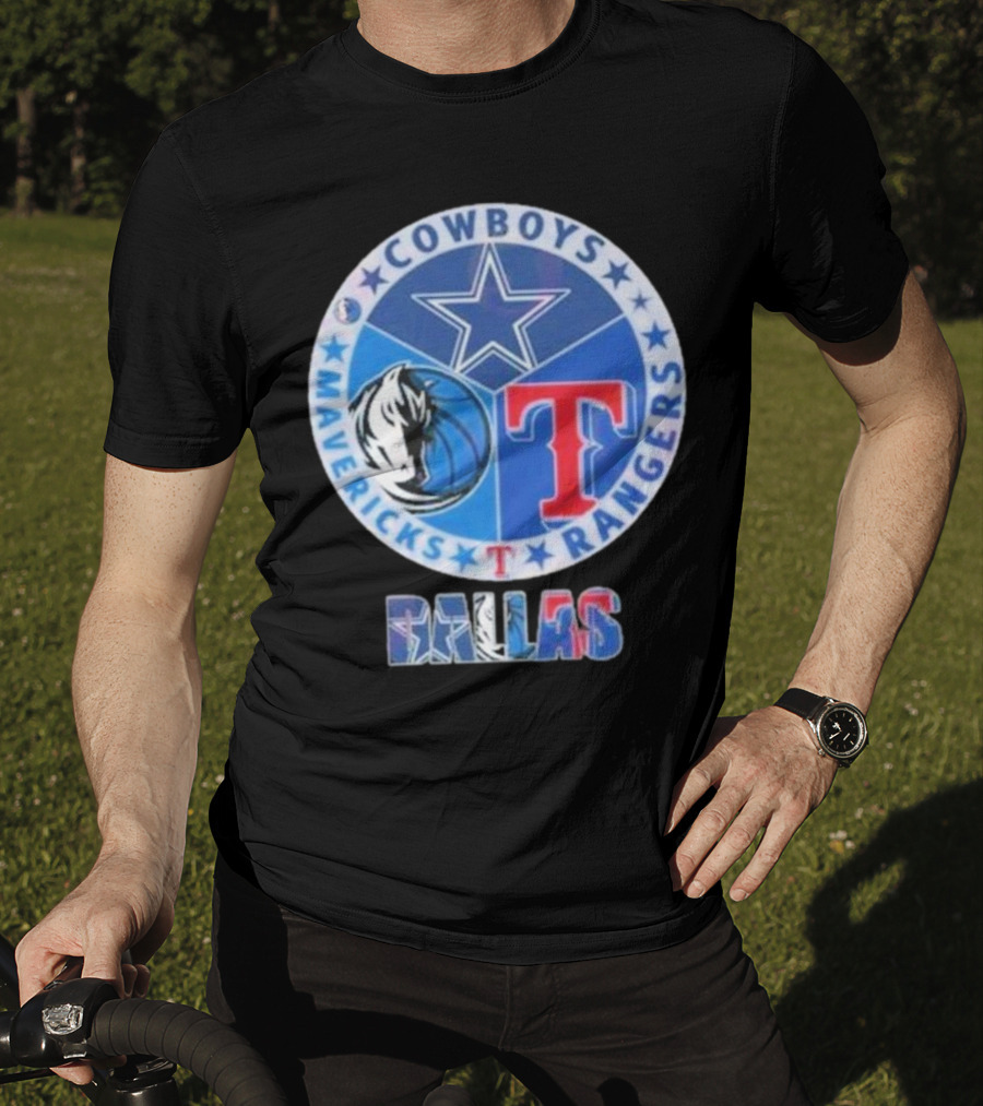 Dallas Cowboys Mavericks Rangers T-Shirt