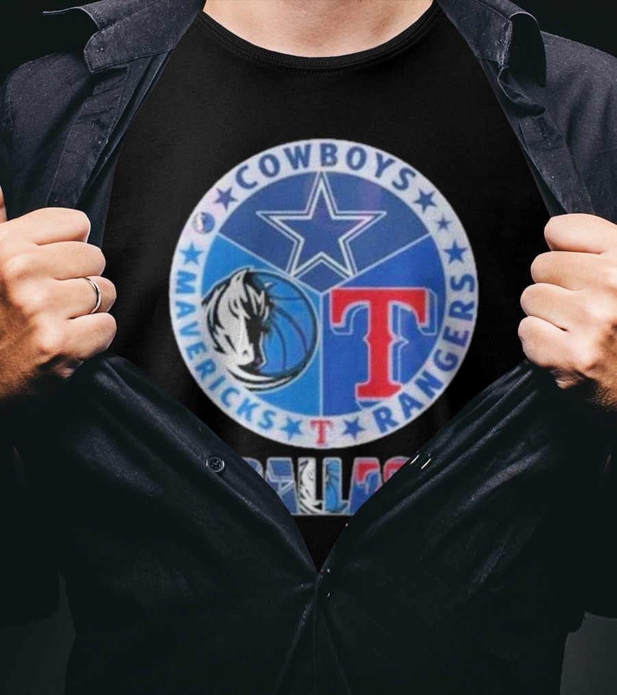 Dallas Cowboys Mavericks Rangers T-Shirt