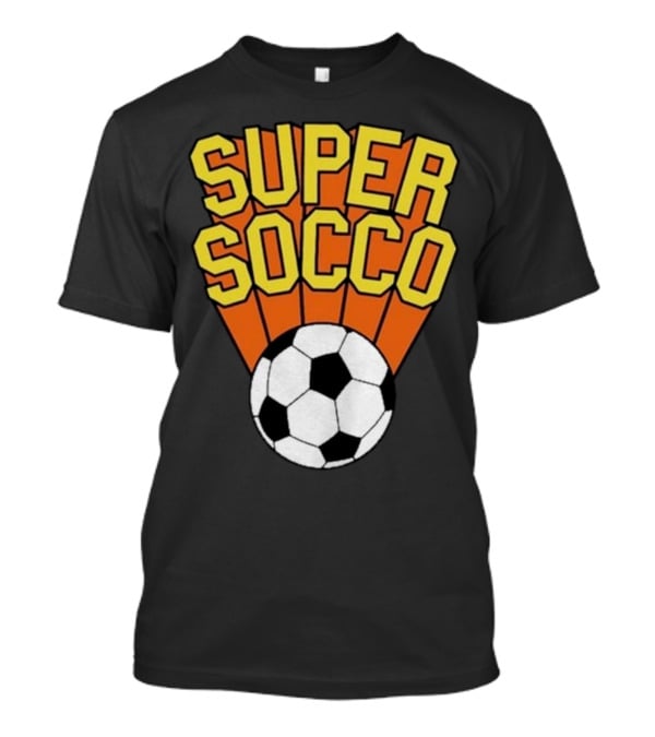 Super Socco Soccer Ball Burst T-Shirt