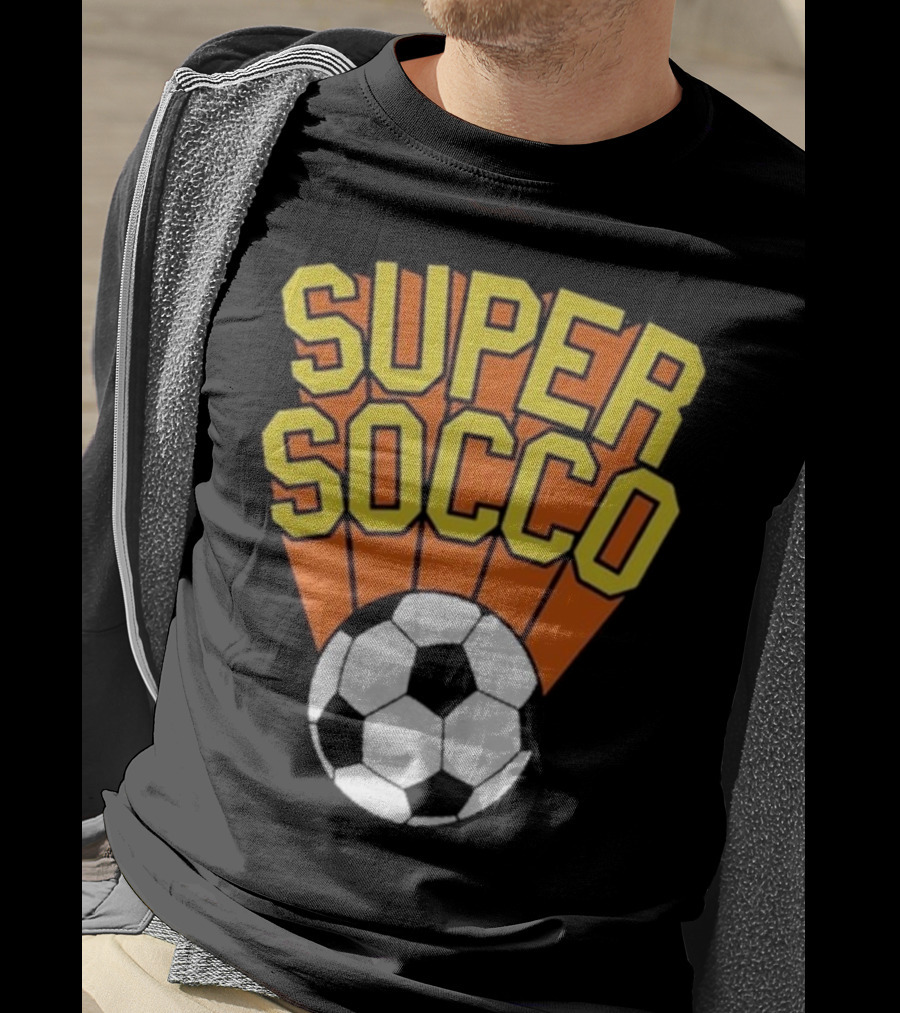 Super Socco Soccer Ball Burst T-Shirt
