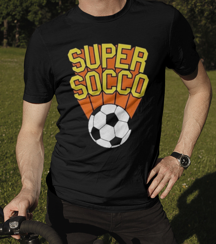 Super Socco Soccer Ball Burst T-Shirt