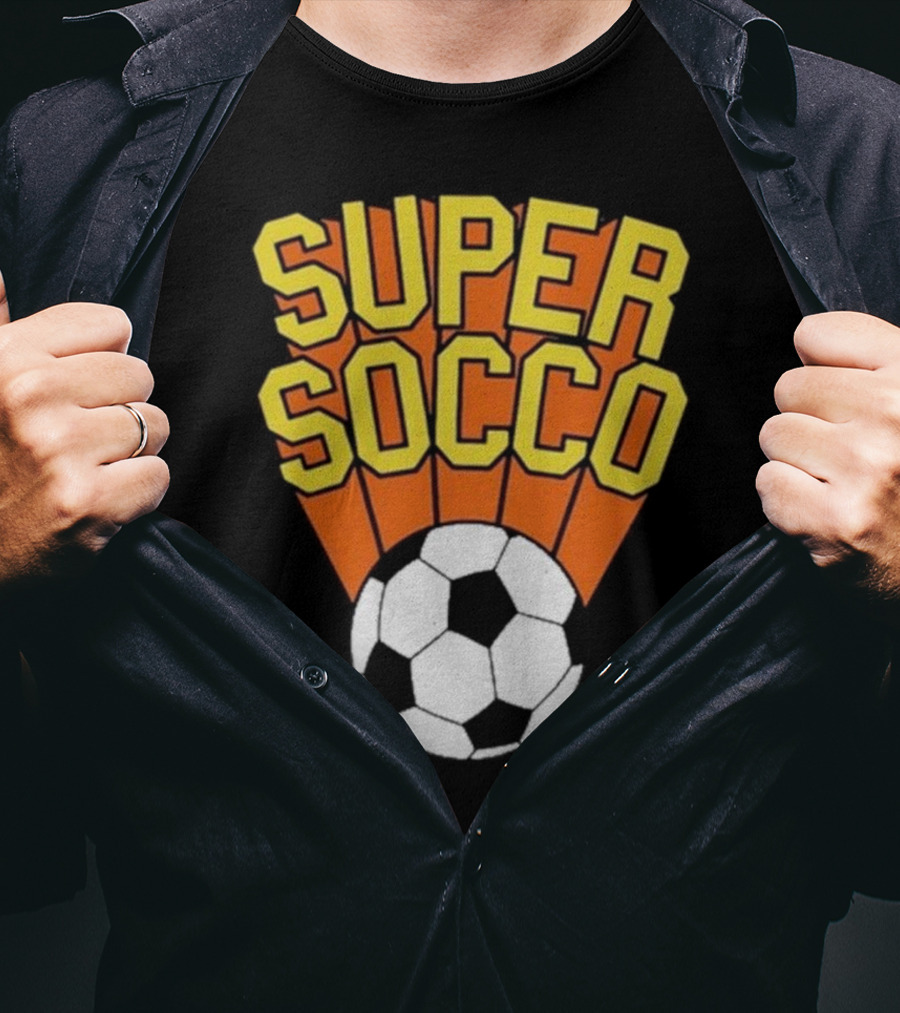 Super Socco Soccer Ball Burst T-Shirt