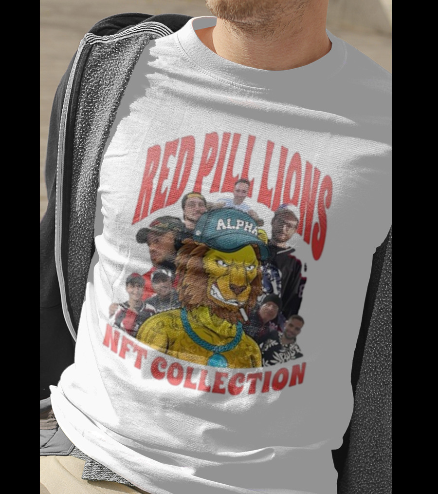 Red Pill Lions NFT Collection Alpha T-Shirt