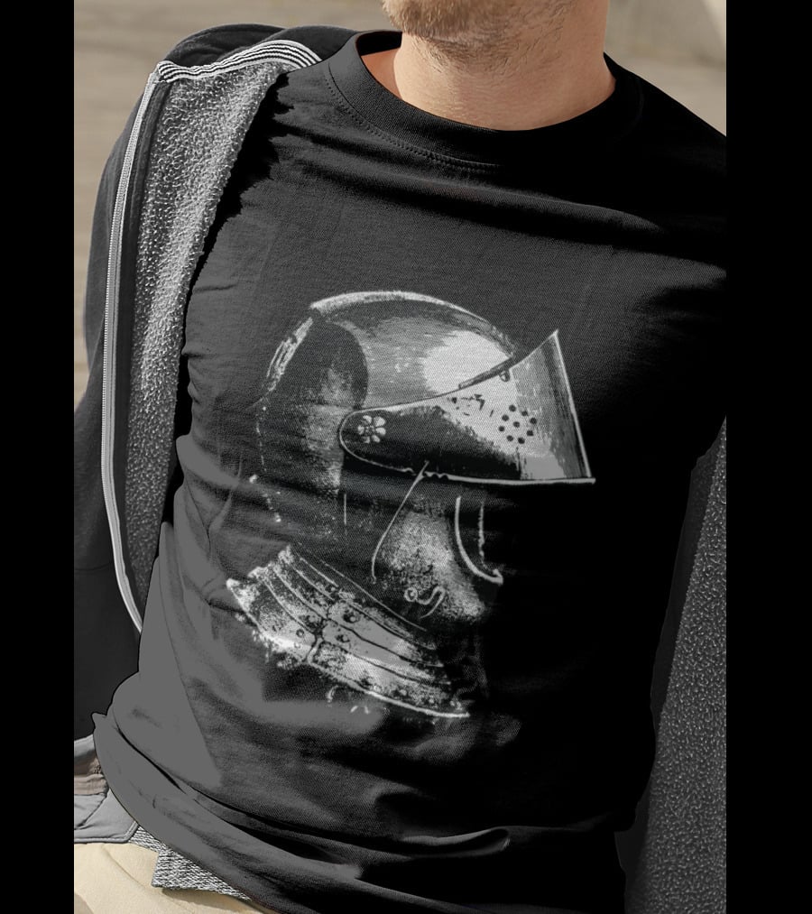 A Knight Helmet Medieval Armor T-Shirt