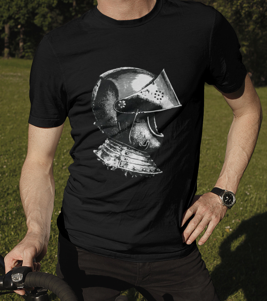 A Knight Helmet Medieval Armor T-Shirt