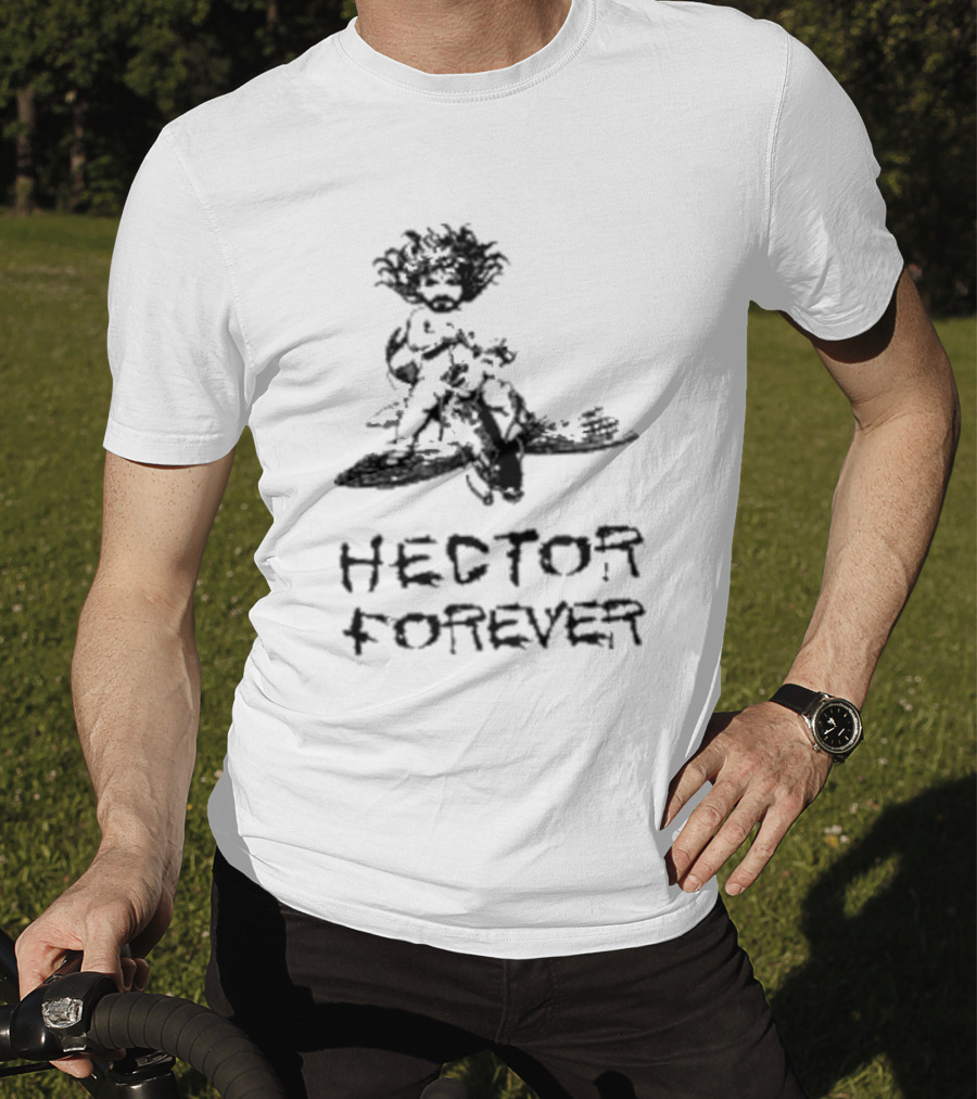 Hector Forever Fish Cherub Statue T-Shirt