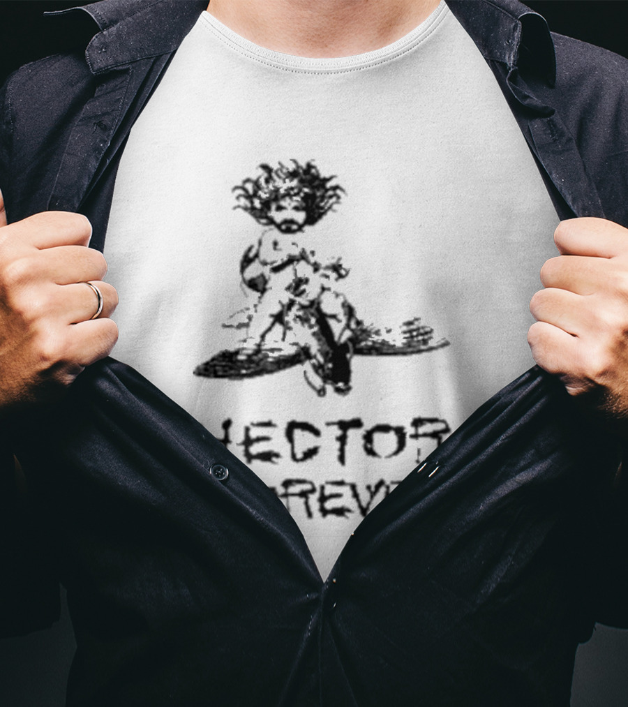 Hector Forever Fish Cherub Statue T-Shirt