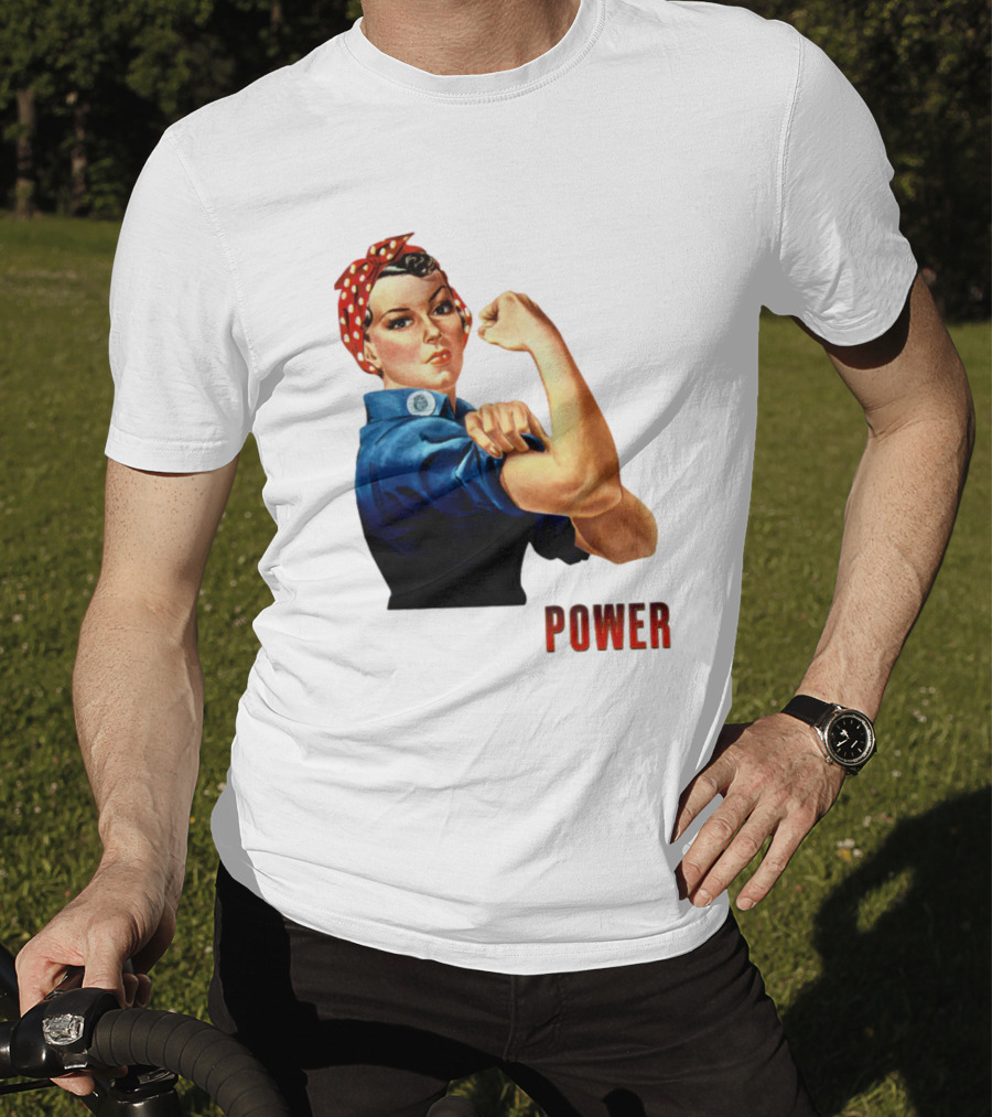 Rosie The Riveter Woman Power T-Shirt