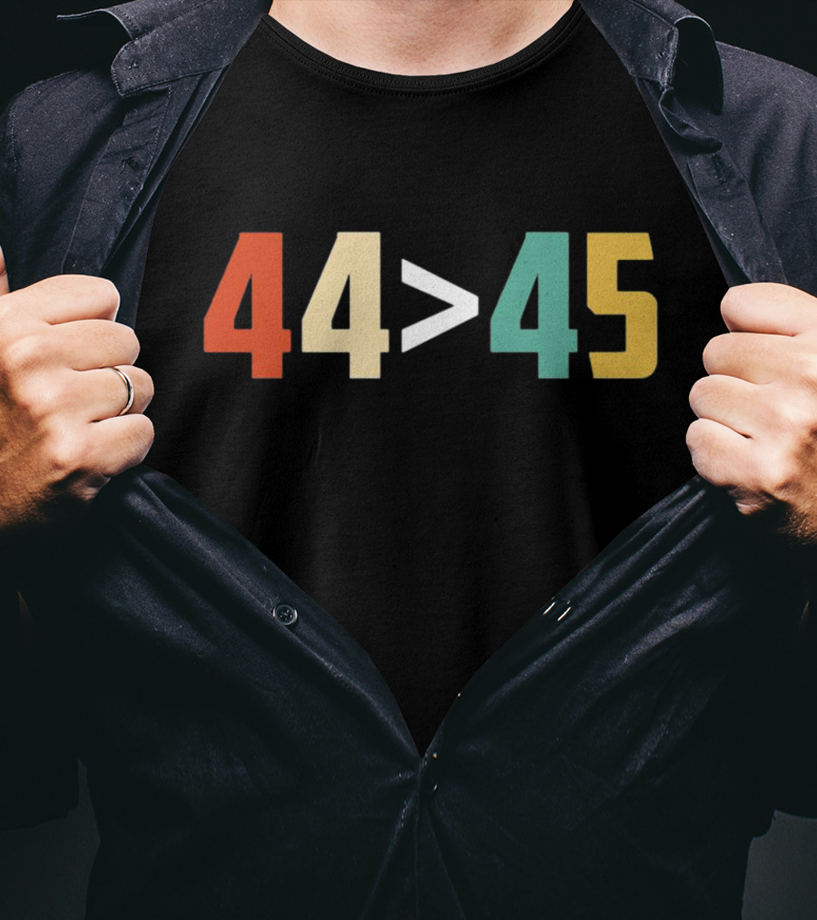 44 Greater Than 45 Retro Colors T-Shirt