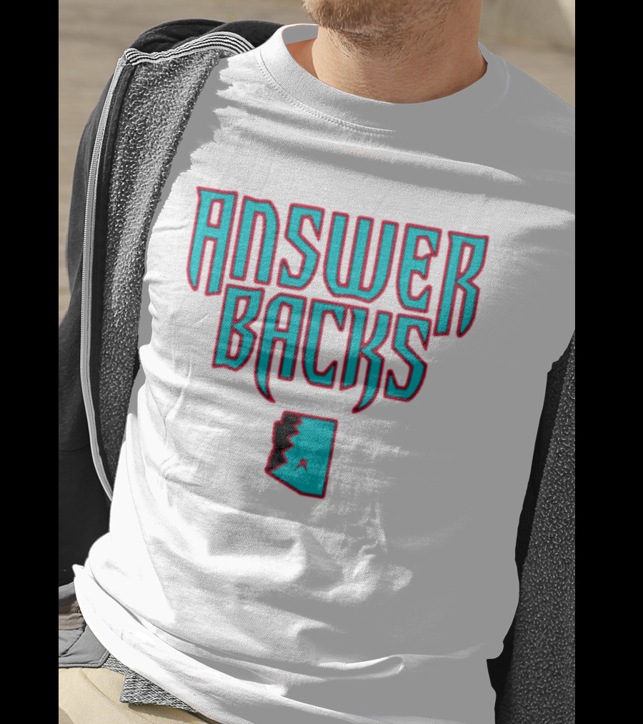 Arizona Answerbacks Answer Backs State Outline T-Shirt