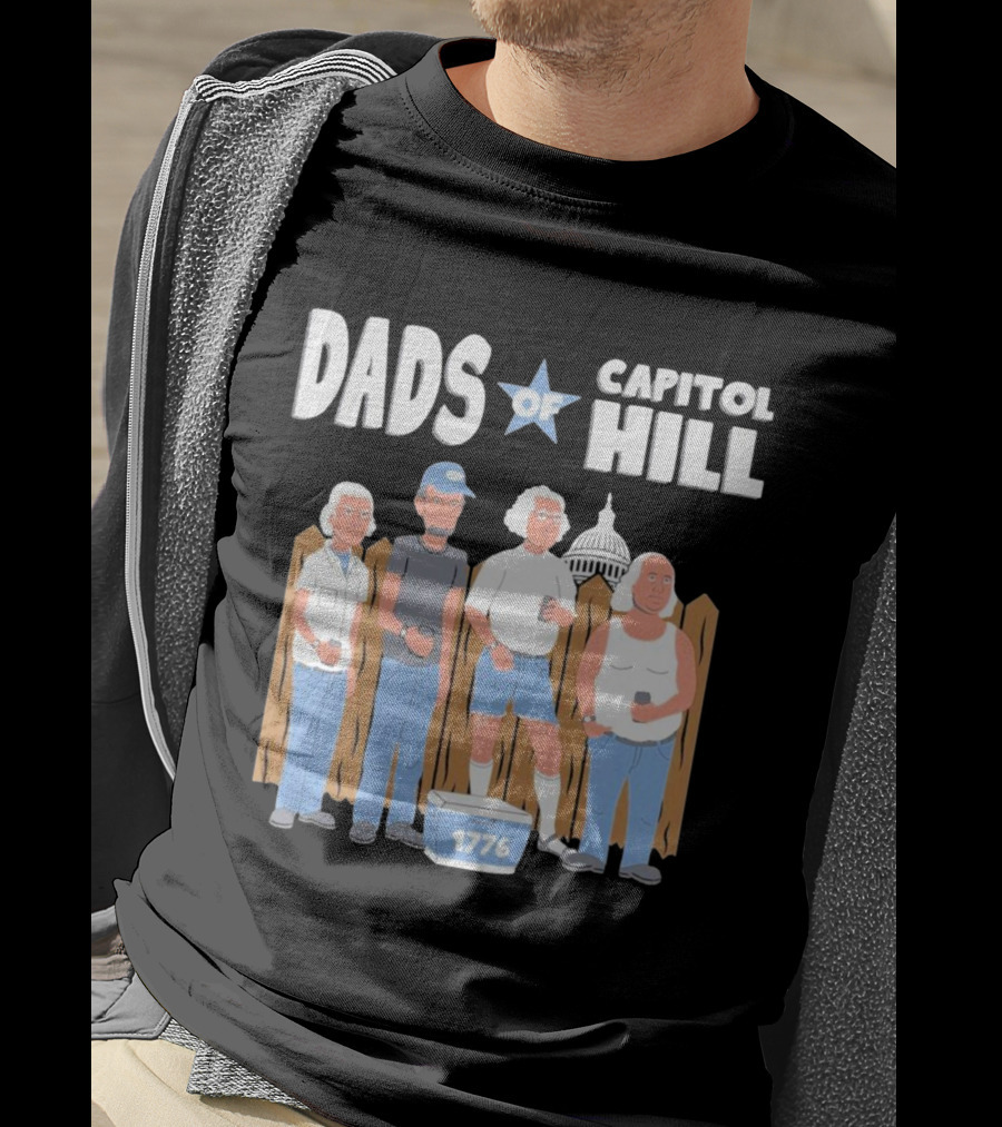 Dads Of Capitol Hill 1776 Patriotic Founding Fathers T-Shirt