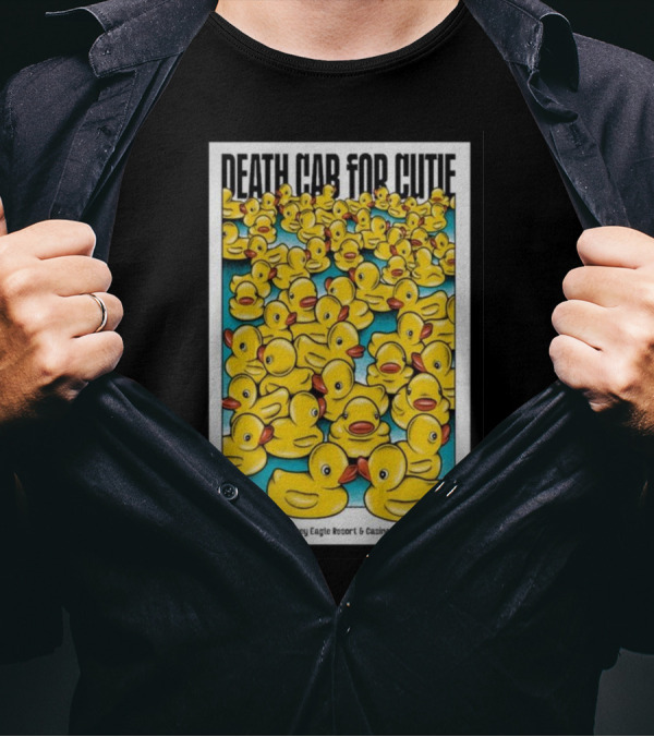 Death Cab For Cutie June 12 Grey Eagle Resort And Casino Calgary AB Duck T-Shirt