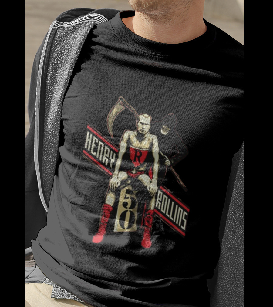 Henry Rollins Reaper 50 Red Boots T-Shirt