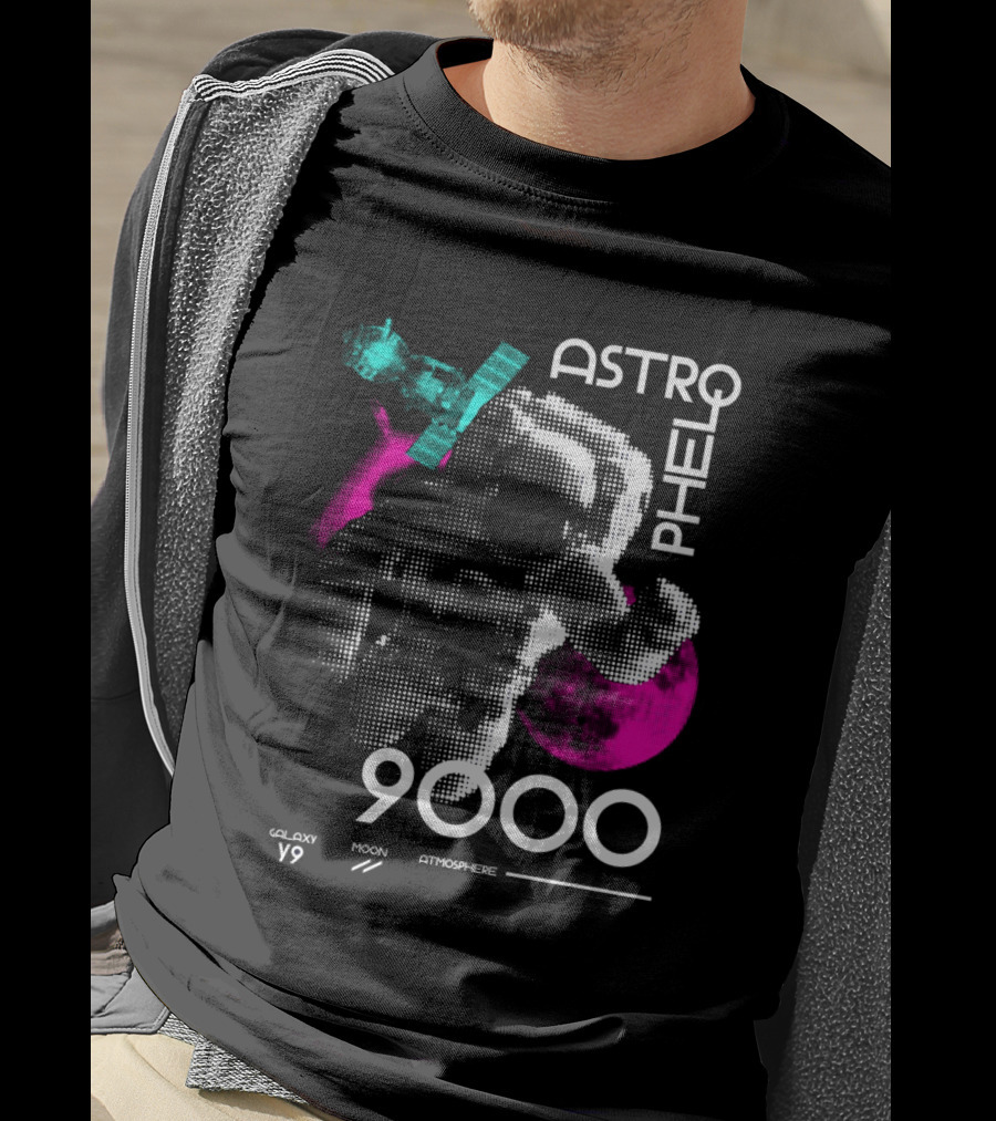 Astrophel 9000 Galaxy V9 Moon Atmosphere T-Shirt