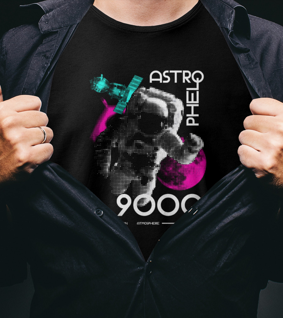 Astrophel 9000 Galaxy V9 Moon Atmosphere T-Shirt