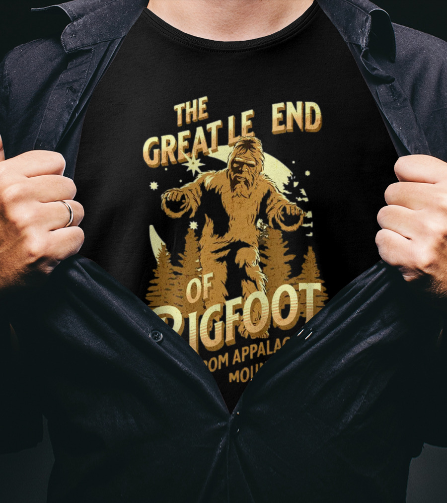 The Great Legend Of Bigfoot From Appalachian Mountains T-Shirt