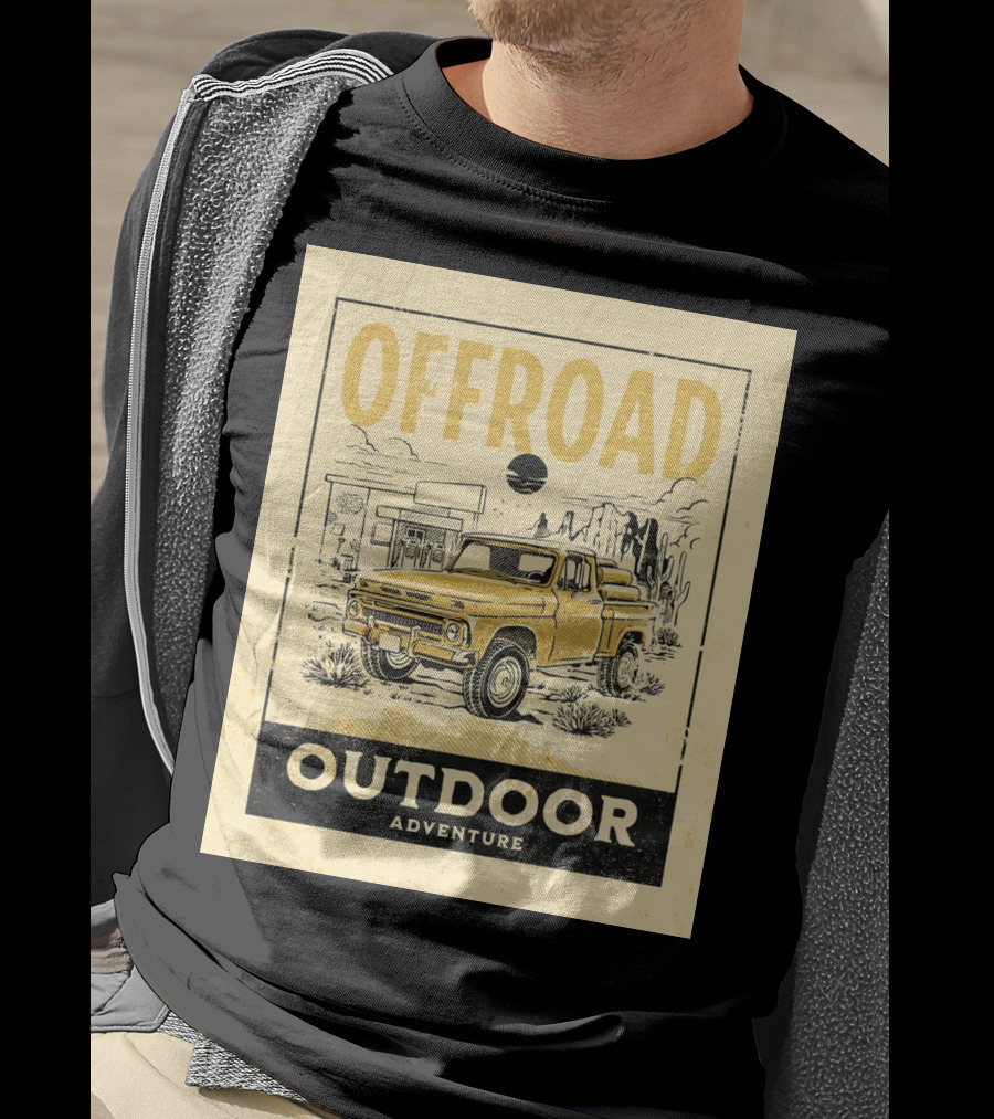Offroad Outdoor Adventure Pickup Truck T-Shirt