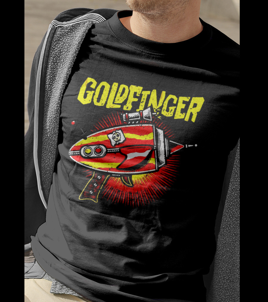 Goldfinger Band Retro Ray Gun T-Shirt