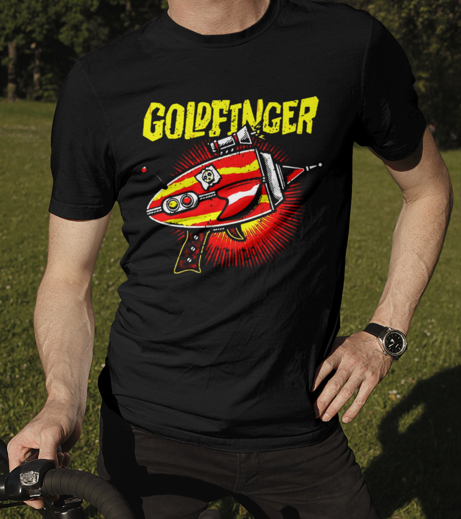 Goldfinger Band Retro Ray Gun T-Shirt