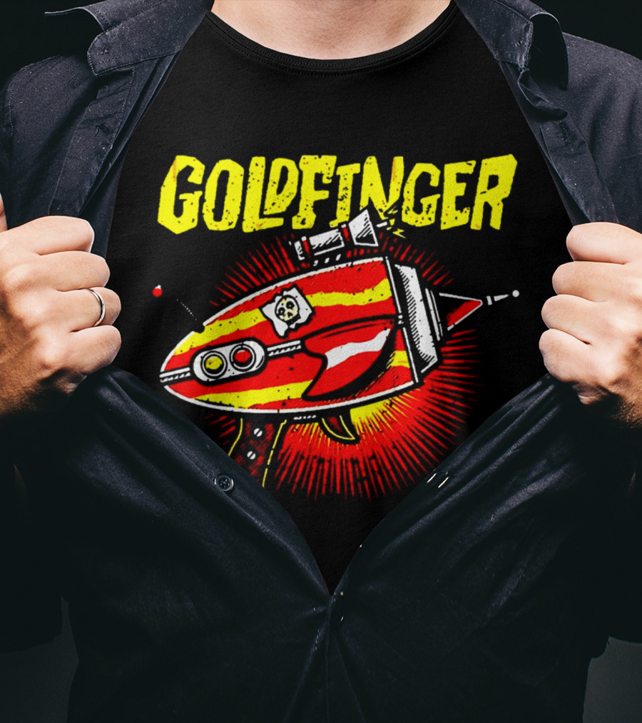 Goldfinger Band Retro Ray Gun T-Shirt