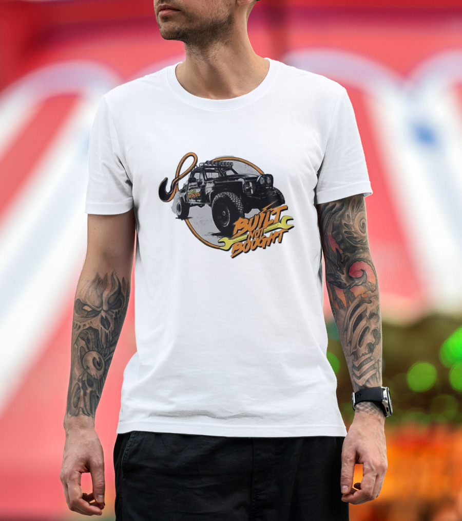Fab Rats Built Not Bought Vintage Off-Road Truck Merchandise T-Shirt