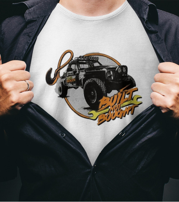 Fab Rats Built Not Bought Vintage Off-Road Truck Merchandise T-Shirt