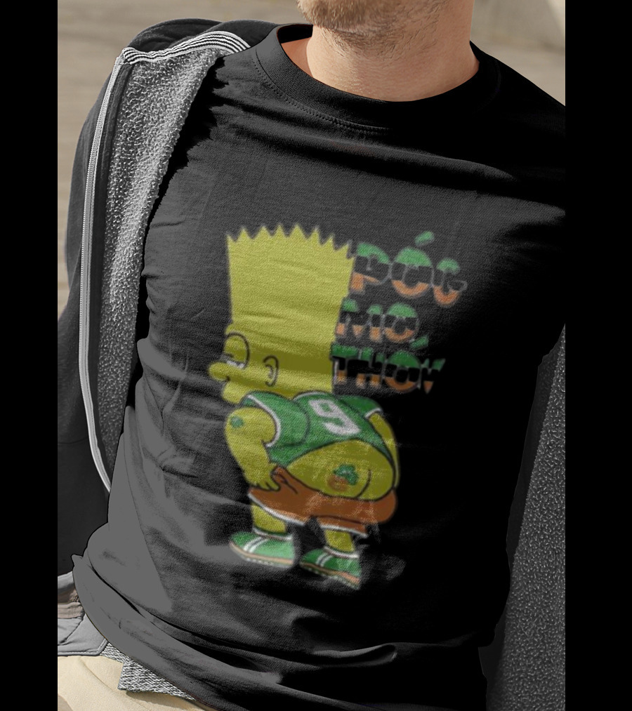 Simperson Bart Number 9 Pog Mo Thon St. Patrick's Irish Green T-Shirt