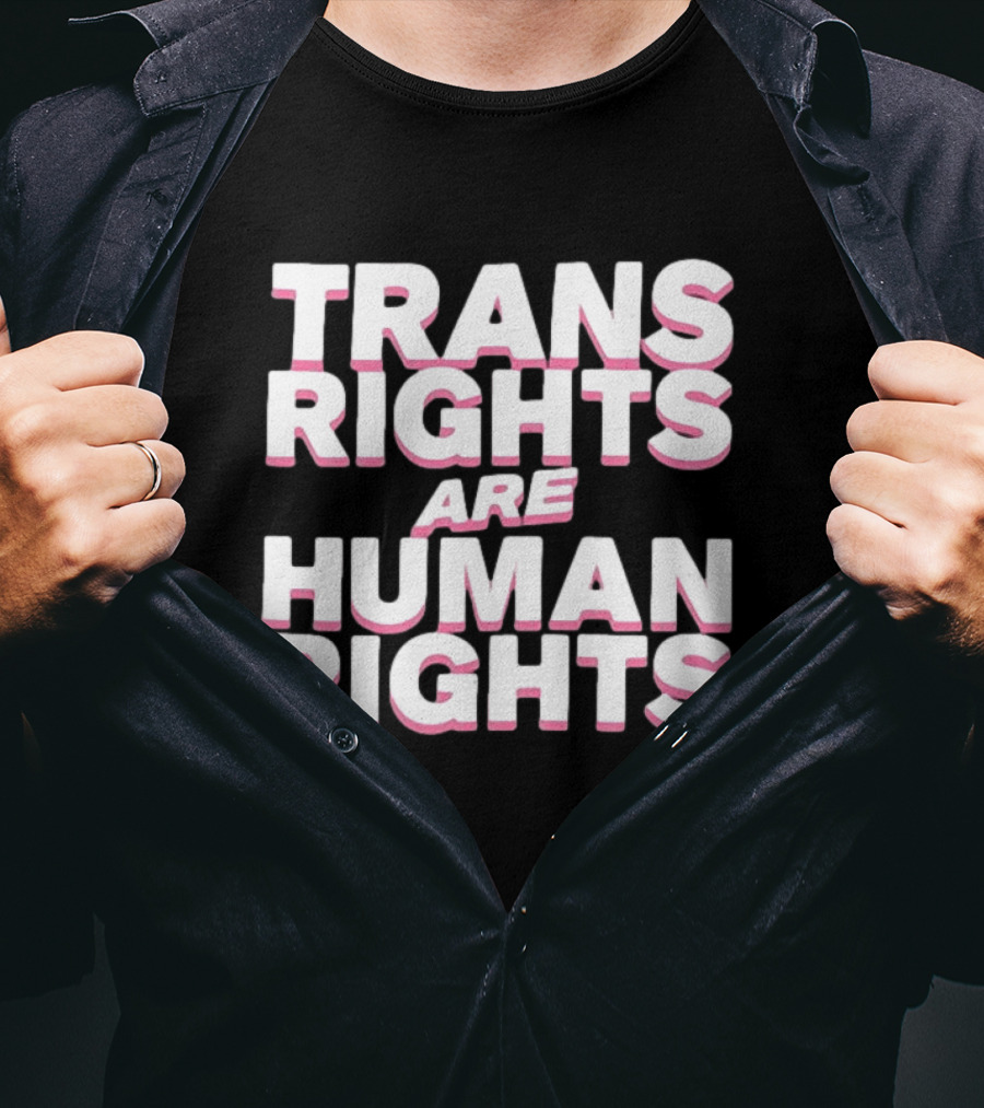 Washington DC Joe Locke Trans Rights Are Human Rights Equality T-Shirt