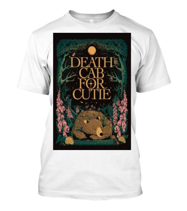 Death Cab For Cutie June 17 Greek Theatre Berkeley Bear Forest T-Shirt