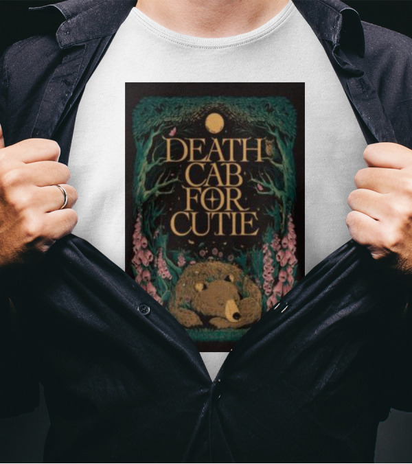 Death Cab For Cutie June 17 Greek Theatre Berkeley Bear Forest T-Shirt