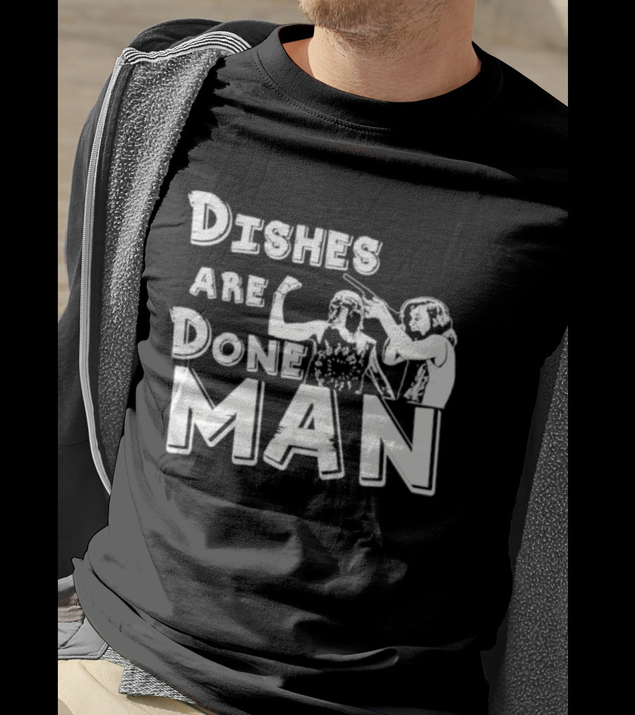 Dishes Are Done Man Movie Scene Retro 80s Comedy Classic T-Shirt