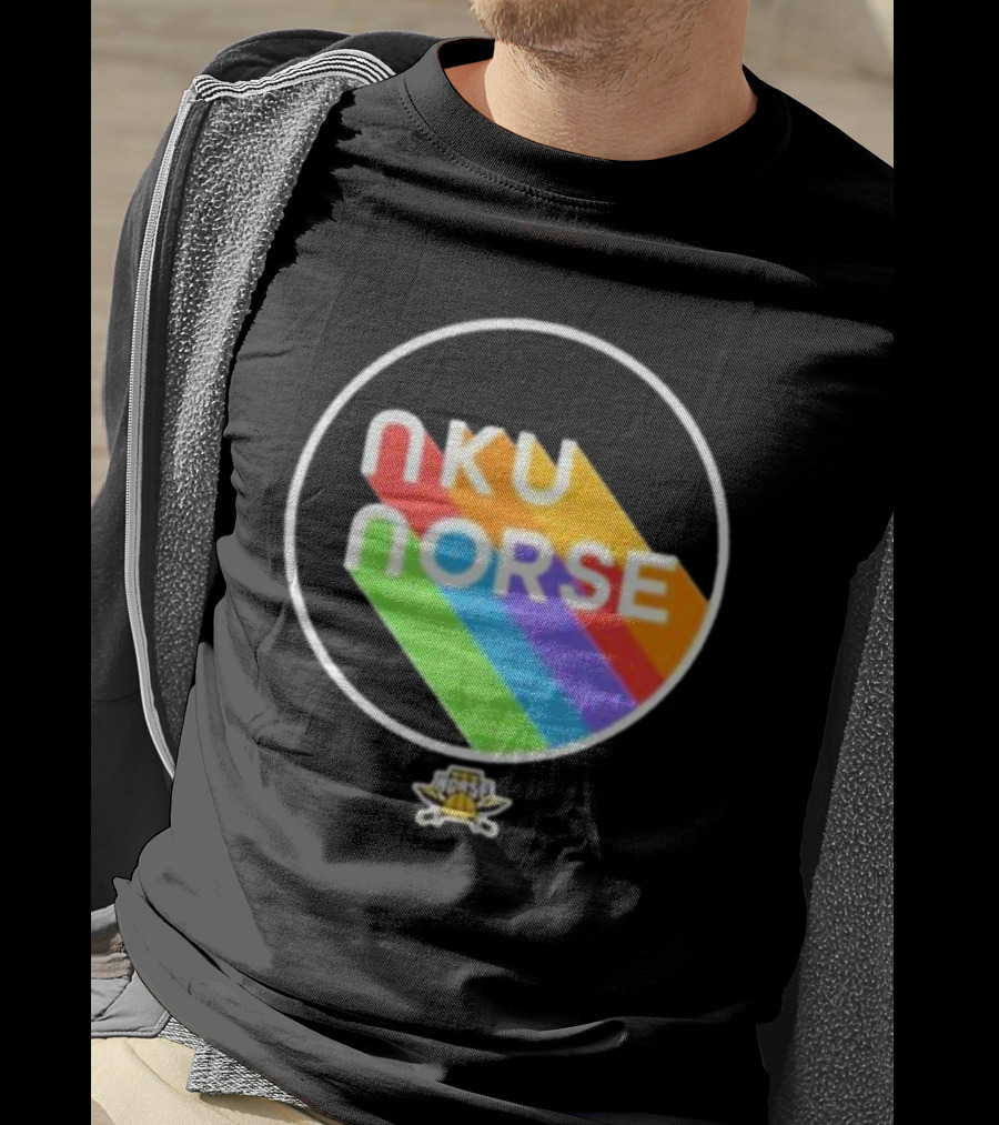 Nku Norse Rainbow Circle Pride T-Shirt