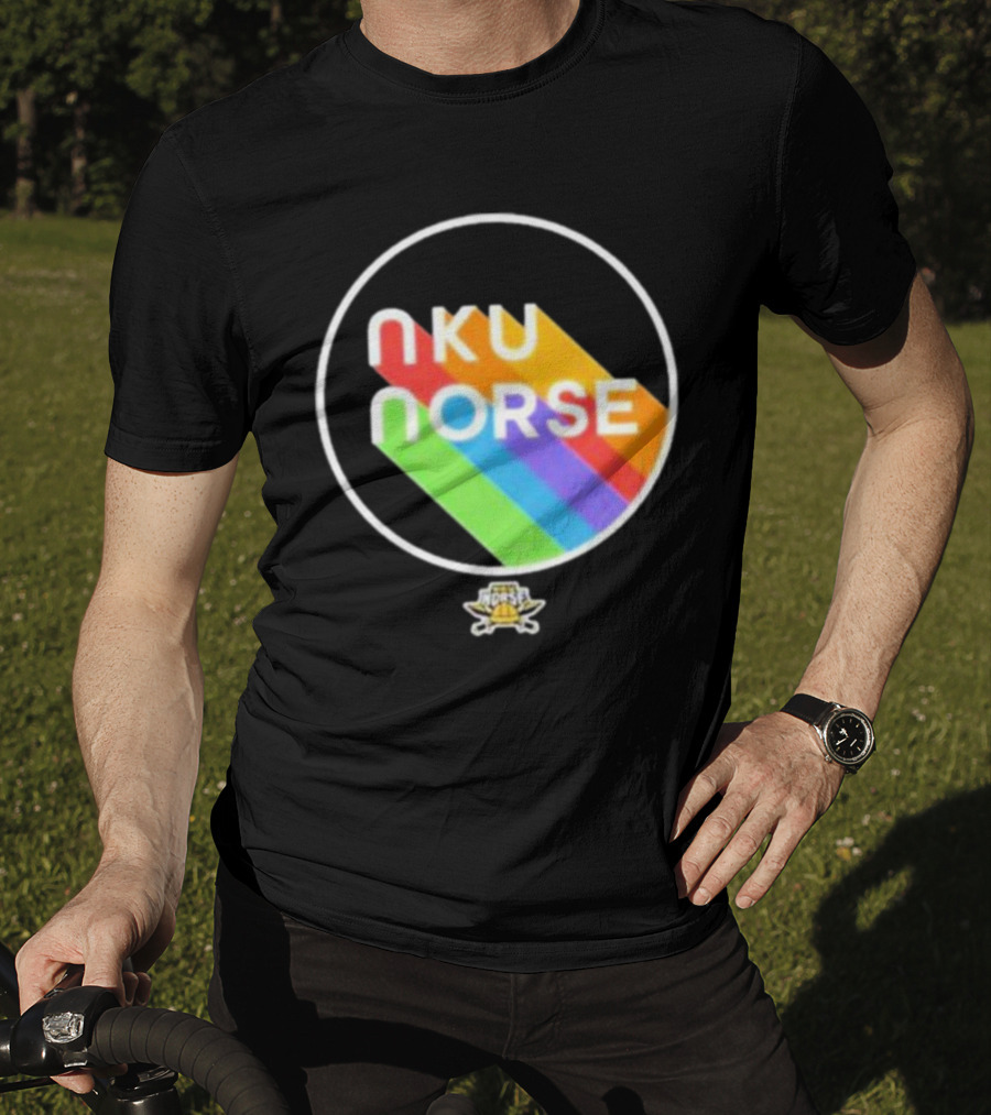 Nku Norse Rainbow Circle Pride T-Shirt