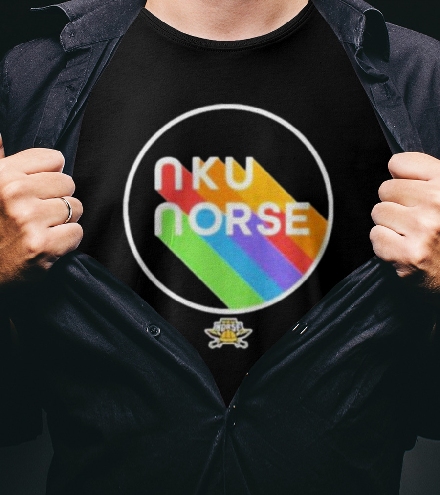 Nku Norse Rainbow Circle Pride T-Shirt